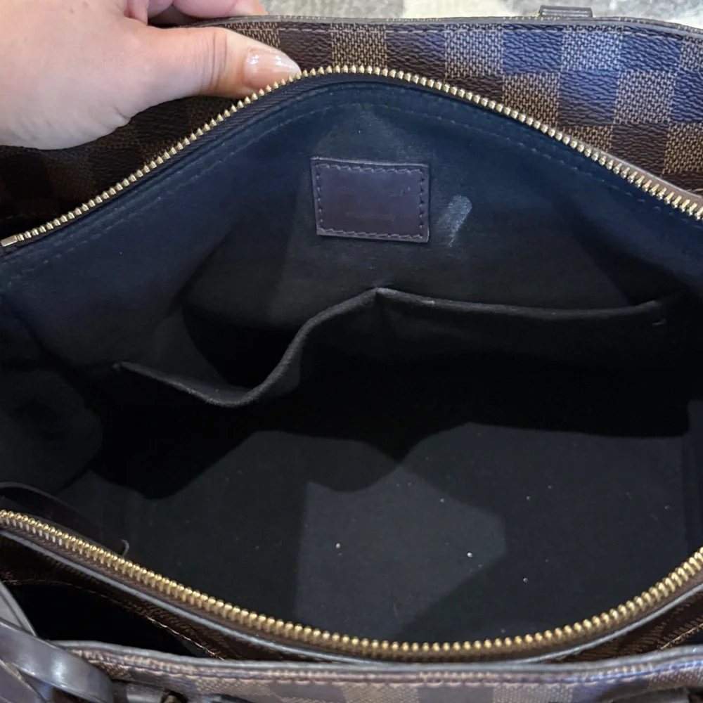 Louis Vuitton Damier two tone cross body bag